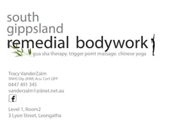 Remedial Bodywork South Gippsland logo