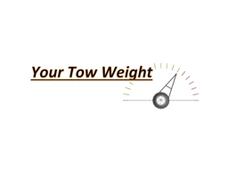 Your Tow Weight logo