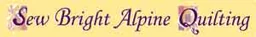 Sew Bright Alpine Quilting logo
